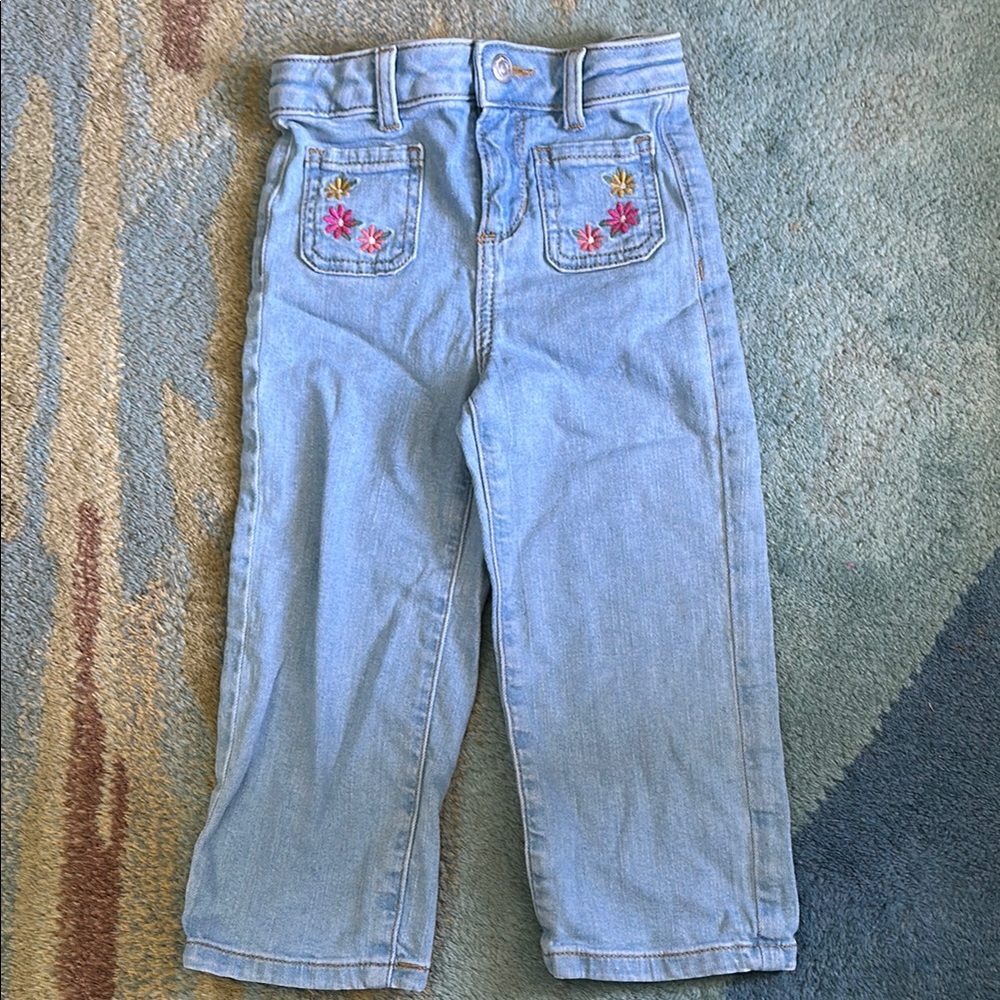Jumping Beans Blue Cropped Jeans